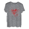Damen Be Mine Valentinstag, niedliches Herz T-Shirt