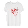 Damen Be Mine Valentinstag, niedliches Herz T-Shirt