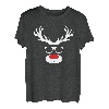 Lustige Weihnachtsbekleidung Santa Rentier Rudolf Weihnachts T-Shirt