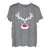 Lustige Weihnachtsbekleidung Santa Rentier Rudolf Weihnachts T-Shirt