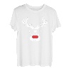 Lustige Weihnachtsbekleidung Santa Rentier Rudolf Weihnachts T-Shirt