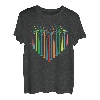 Windturbine in Herzform, erneuerbare Energie T-Shirt