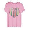 Windturbine in Herzform, erneuerbare Energie T-Shirt