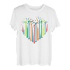 Windturbine in Herzform, erneuerbare Energie T-Shirt