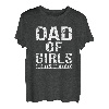 Dad of girls outnumbered Tochter Mann Sohn Opa Vati Vater T-Shirt