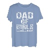 Dad of girls outnumbered Tochter Mann Sohn Opa Vati Vater T-Shirt
