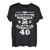 Herren Fernfahrer 40 Jahre Geburtstag Trucker LKW Fahrer T-Shirt