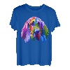 Bloodhound buntes Pop Art Porträt für Hundebesitzer T-Shirt