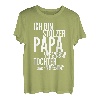 Papa Vater Tochter Spruch Lustig Witzig Geburtstag Geschenk T-Shirt