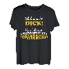 Lustiger Spruch Ich bin nicht Fett Geschenk T-Shirt