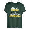 Lustiger Spruch Ich bin nicht Fett Geschenk T-Shirt