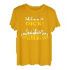 Lustiger Spruch Ich bin nicht Fett Geschenk T-Shirt