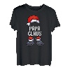 Papa Claus Weihnachten Partnerlook Familien Weihnachtsmann T-Shirt