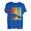 Herren Vintage Papa Bär Baby Vatertag Xmas Retro T-Shirt
