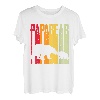 Herren Vintage Papa Bär Baby Vatertag Xmas Retro T-Shirt