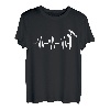 Vater und Sohn Herzschlag EKG Papa T-Shirt