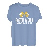 Garten Bier T-Shirt Hobbygärtner Bierliebhaber Geschenk T-Shirt