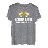 Garten Bier T-Shirt Hobbygärtner Bierliebhaber Geschenk T-Shirt