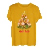 Meerschweinchen Weihnachtsbaum Lichter Lustiger Weihnachtsmann Hut Liebhaber T-Shirt