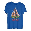 Meerschweinchen Weihnachtsbaum Lichter Lustiger Weihnachtsmann Hut Liebhaber T-Shirt