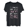 Damen Geburtstag Damen 72 Jahre Geschenkidee Originelle Lustig T-Shirt