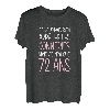 Damen Geburtstag Damen 72 Jahre Geschenkidee Originelle Lustig T-Shirt
