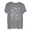 Damen Geburtstag Damen 72 Jahre Geschenkidee Originelle Lustig T-Shirt