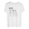 Herren Vatertagsgeschenk tshirt Papa Spruch Vatertag shirt Vater T-Shirt