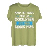 Stiefvater Spruch Bonus Papa Bonus Vater Stiefpapa Geschenk T-Shirt