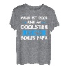 Stiefvater Spruch Bonus Papa Bonus Vater Stiefpapa Geschenk T-Shirt