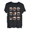 Optimist Pessimist Realistisches Kaffeeglas T-Shirt