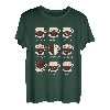 Optimist Pessimist Realistisches Kaffeeglas T-Shirt