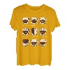 Optimist Pessimist Realistisches Kaffeeglas T-Shirt