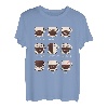 Optimist Pessimist Realistisches Kaffeeglas T-Shirt