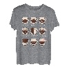 Optimist Pessimist Realistisches Kaffeeglas T-Shirt