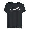 EKG Herzschlag Dobie Dobermann Pinscher Puls Hundebesitzer T-Shirt