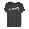 EKG Herzschlag Dobie Dobermann Pinscher Puls Hundebesitzer T-Shirt