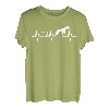 EKG Herzschlag Dobie Dobermann Pinscher Puls Hundebesitzer T-Shirt