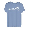 EKG Herzschlag Dobie Dobermann Pinscher Puls Hundebesitzer T-Shirt