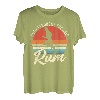 Run I Thought You Said Rum Lustiger Trinkläufer Papa T-Shirt