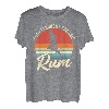 Run I Thought You Said Rum Lustiger Trinkläufer Papa T-Shirt