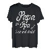 Herren Papa und Opa mit Leib und Seele Geschenkidee Tshirt Geschenk T-Shirt