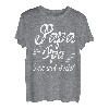 Herren Papa und Opa mit Leib und Seele Geschenkidee Tshirt Geschenk T-Shirt