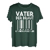 Vater Der Braut Scannen Zum Bezahlen Hochzeit Brautvater T-Shirt