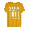 Vater Der Braut Scannen Zum Bezahlen Hochzeit Brautvater T-Shirt