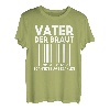 Vater Der Braut Scannen Zum Bezahlen Hochzeit Brautvater T-Shirt