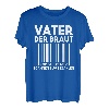 Vater Der Braut Scannen Zum Bezahlen Hochzeit Brautvater T-Shirt