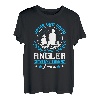 Lustige Fischer Angel Ausrüstung - Angler Vater und Sohn T-Shirt