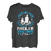 Lustige Fischer Angel Ausrüstung - Angler Vater und Sohn T-Shirt
