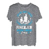 Lustige Fischer Angel Ausrüstung - Angler Vater und Sohn T-Shirt